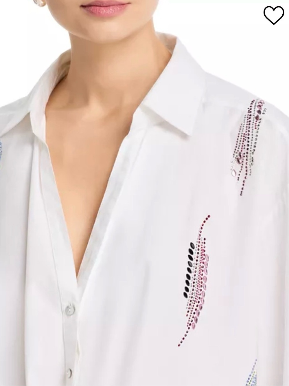 Cinq à Sept Marianna Paillette Whirl Top